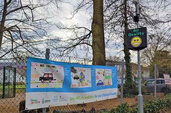Monitors help schools face up to air pollution