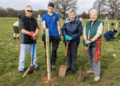 Community takes part in Covid Memorial Woodland planting days 