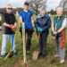 Community takes part in Covid Memorial Woodland planting days 