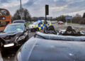 Serious collision closes part of Winnersh Showcase Roundabout