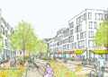 Artist's impression of the proposed Loddon Garden Village (image credit: Savills Urban Design)