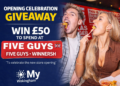 Five Guys Opens in Winnersh on Monday 26 January – £50 Giveaway to Celebrate