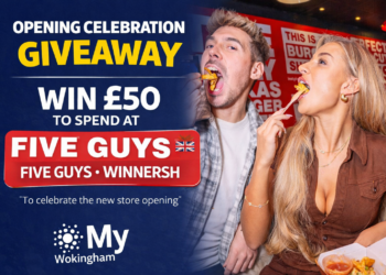 Five Guys Opens in Winnersh on Monday 26 January – £50 Giveaway to Celebrate