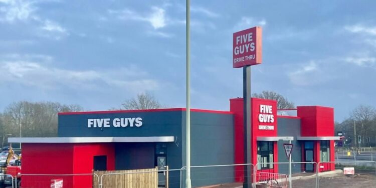 New Five Guys at Showcase Winnersh