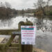 Logs On Frozen Lakes Warning sign