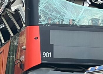 Double-Decker Bus Crashes Into Bridge in Woodley After Driver Suffers Medical Episode